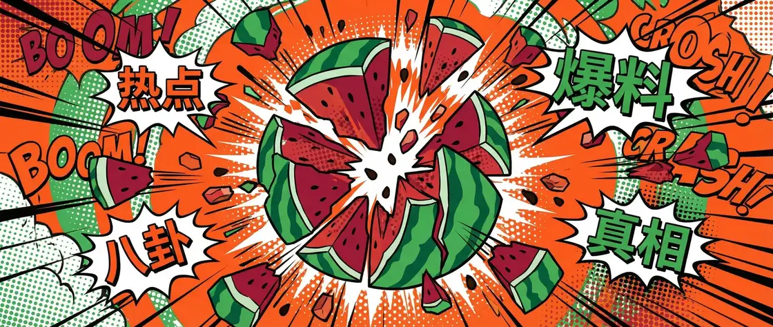 寡妇出来混 今日头瓜爆炸漫画横幅